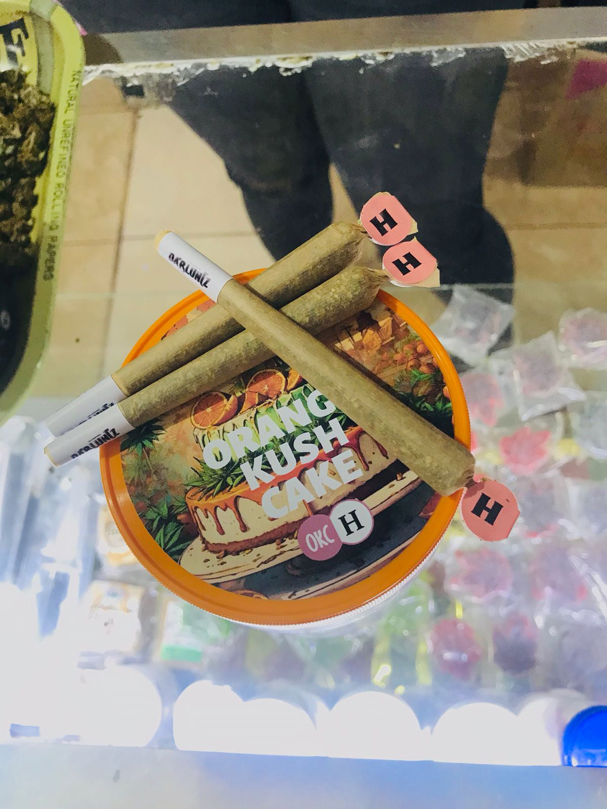 Pre-Roll                                                 Orange kush Cake Strain